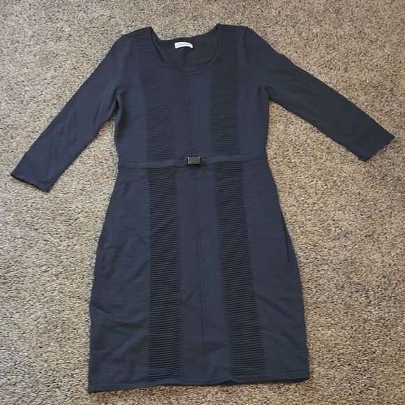 Calvin Klein Dresses & Skirts - Calvin Klein Medium Gray Quatersleeve Dress